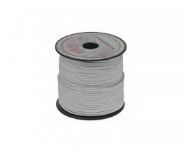 Kabel dvojlinka 2x1 mm bílá barva - 1m - doprodej