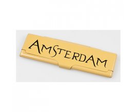 Obal na King Size papírky - Amsterdam, zlatý