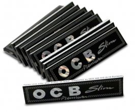 Papírky OCB Black King Size SLIM, 32ks v balení