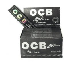 Papírky OCB Black SLIM, 32ks v balení, box 50ks