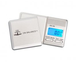 Váha On Balance DX Scale 50g/0,01g stříbrná