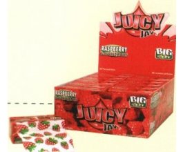 Papírky Juicy Jay's Rolls, Malina, 5m v balen | box 24ks