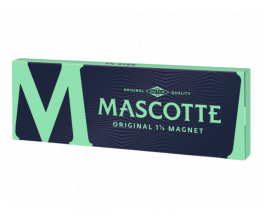 Papírky Mascotte Original 1 1/4, krátké, bílé, 50ks v balení s magnetem, 50ks v boxu