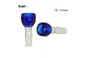 Skleněný kotlík k bongu Boost, modrý, 14.5mm