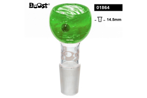 Skleněný kotlík k bongu Boost, zelený, 14.5mm