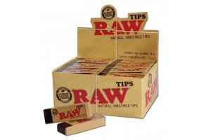 Filtry RAW - úzké nebělené, 50ks v balení, box 50ks