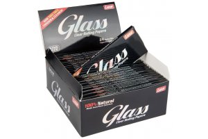 Průhledné papírky LUXE GLASS King Size, 24ks/box