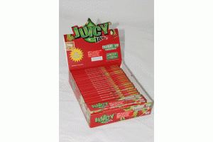 Papírky JUICY JAY'S King Size, Jahoda/kiwi, 32ks v balení | box 24ks