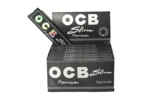 Papírky OCB Black SLIM, 32ks v balení | box 50ks