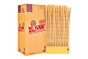 Dutinky RAW Cones King Size 109mm, box 1.400ks