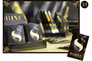 Shine 24K One Sheet Pack, 1 zlatý papírek + filtr Rolls 69