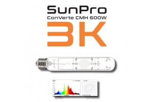Výbojka SunPro ConVerte CMH 600W/E40/3K