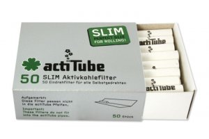 Filtry ActiTube SLIM, 7mm - 50ks v balení