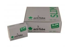 Filtry ActiTube SLIM, 7 mm - 50ks v balení, box 10