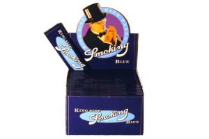 Papírky SMOKING BLUE King Size, 33ks v balení | box 50ks