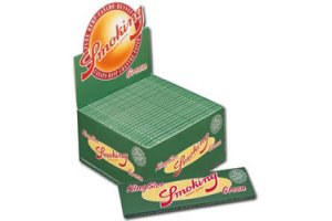 Papírky SMOKING GREEN King Size, 33ks v balení | box 50ks