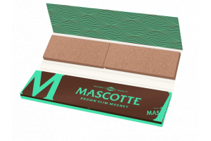 Set Mascotte  Brown - KSS papírky a filtry, 34ks v balení, hnědé