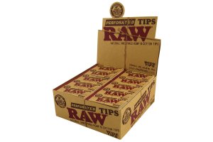 Filtry RAW - široké, nebělené, perforované 50ks v balení | box 50ks